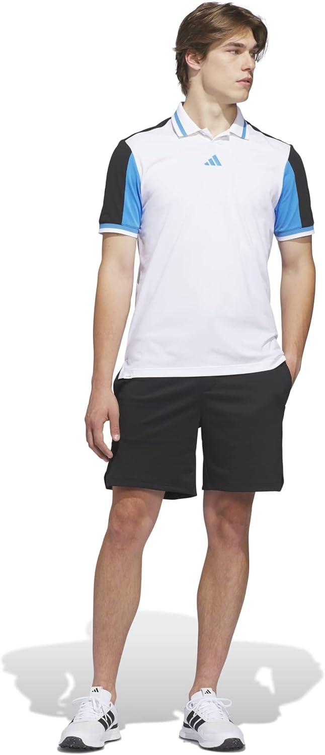 image:imageadidas Golf Mens Beyond Vent Polo ShirtWhite Black