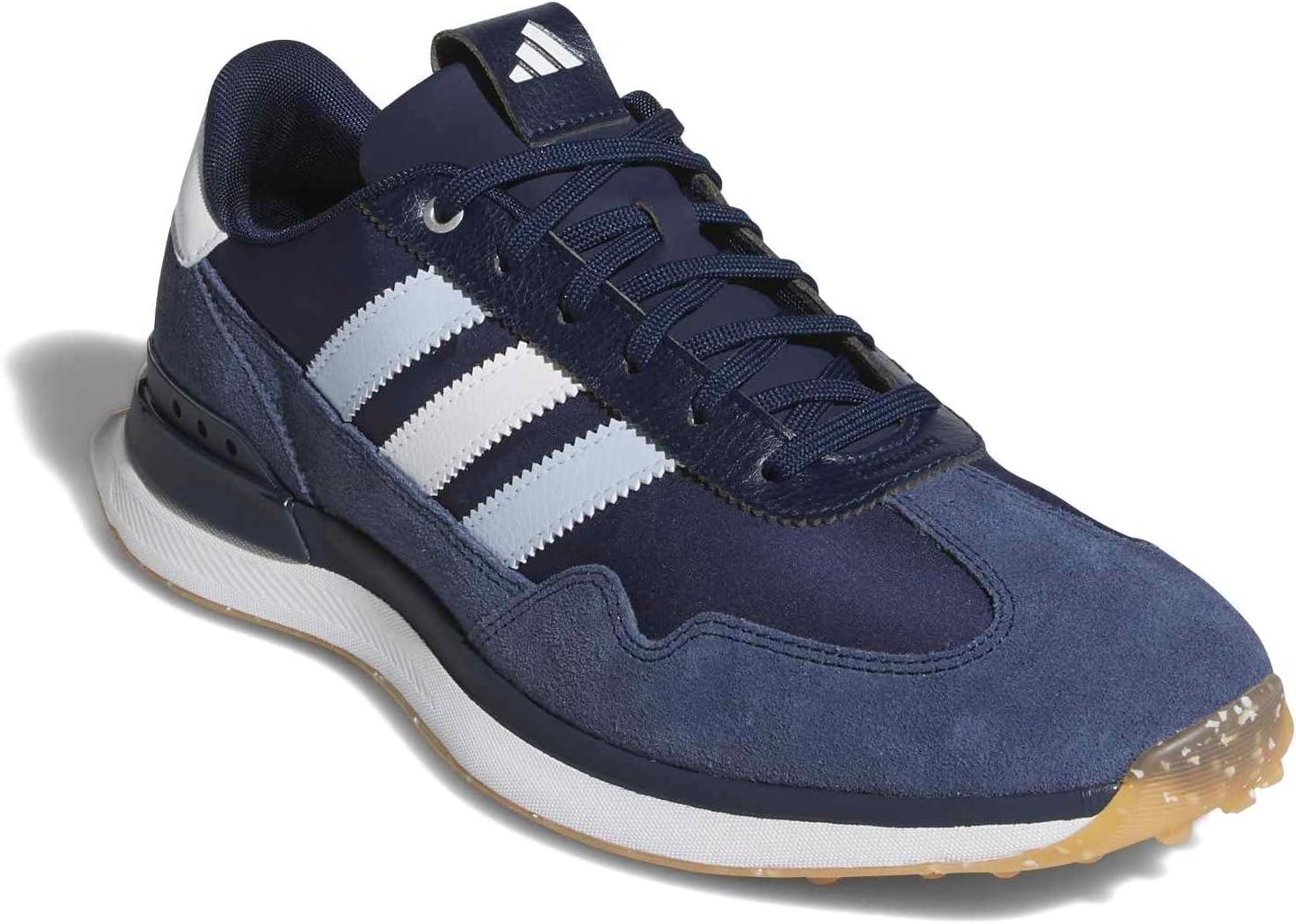 image:imageadidas Golf Mens S2G 26 Textile Spikeless Golf ShoesCollegiate Navy Ftwr White Crystal Sky