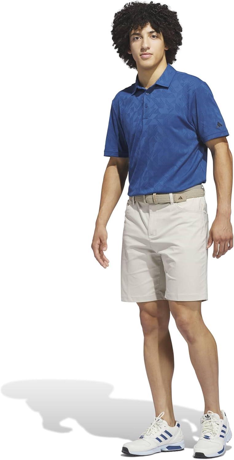 image:imageadidas Mens Ultimate365 Jacquard Climacool Polo ShirtDusky Petrol