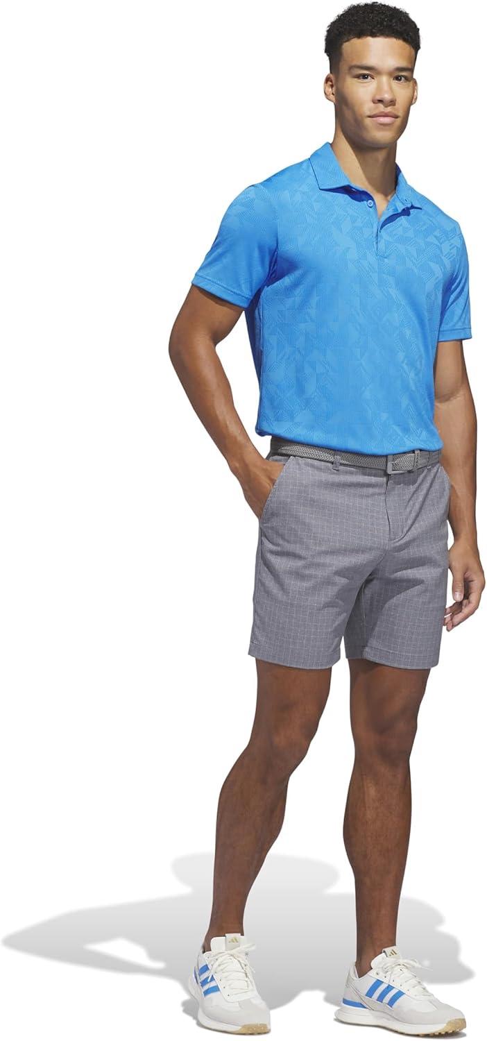 image:imageadidas Mens Ultimate365 Jacquard Climacool Polo ShirtLucid Ray Blue