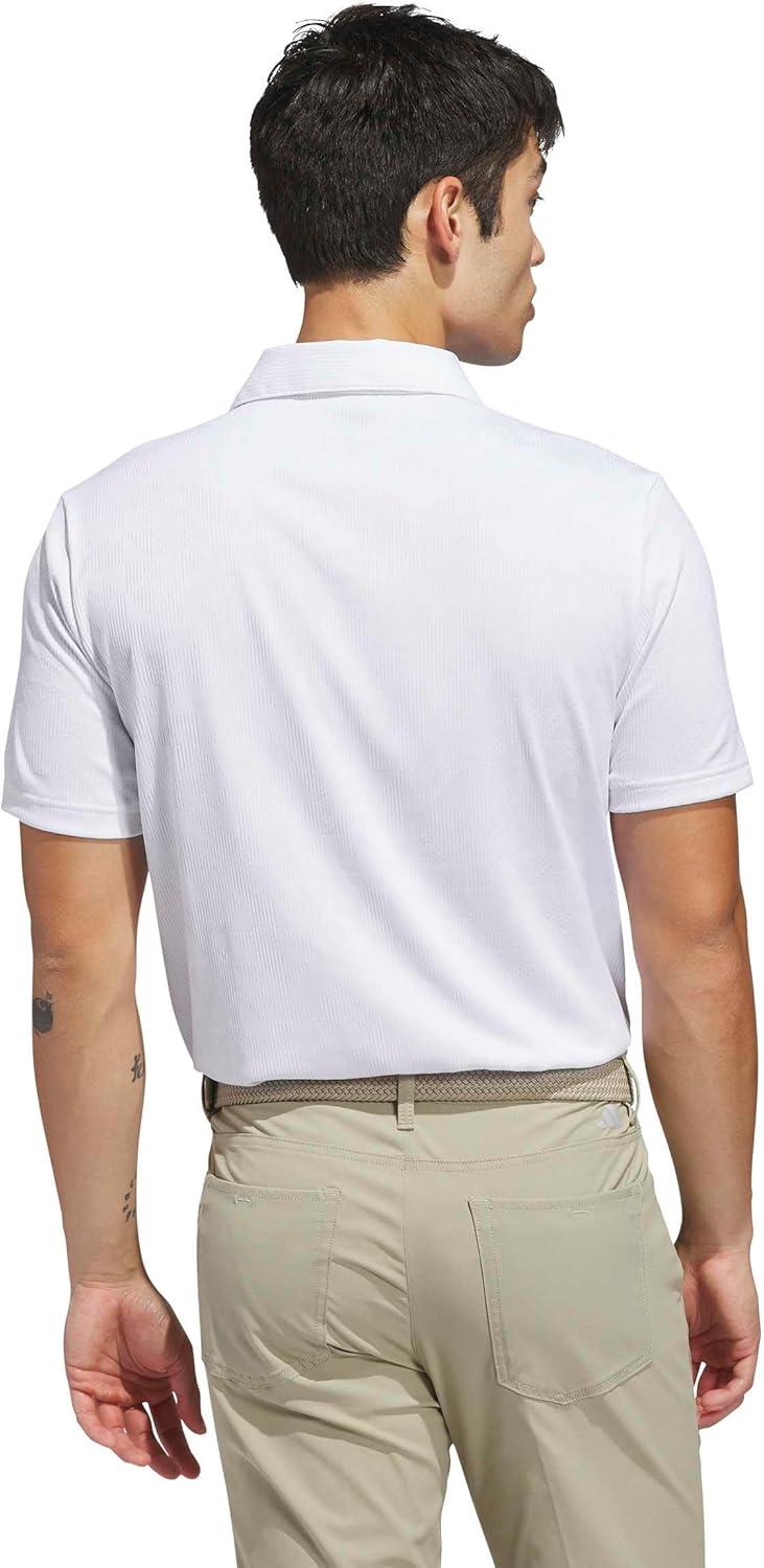 image:imageadidas Mens Ultimate365 Jacquard Climacool Polo ShirtWhite