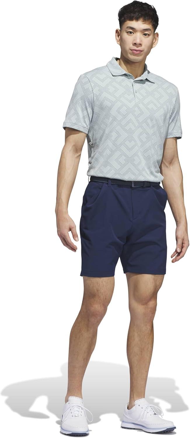 image:imageadidas Mens Ultimate365 Jacquard Climacool Polo ShirtWonder Sage Collegiate Navy