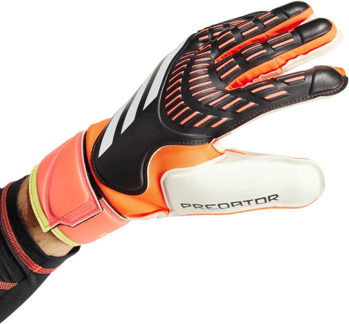 image:imageAdidas Predator Match Goalie GlovesBlackSolar RedSolar Yellow