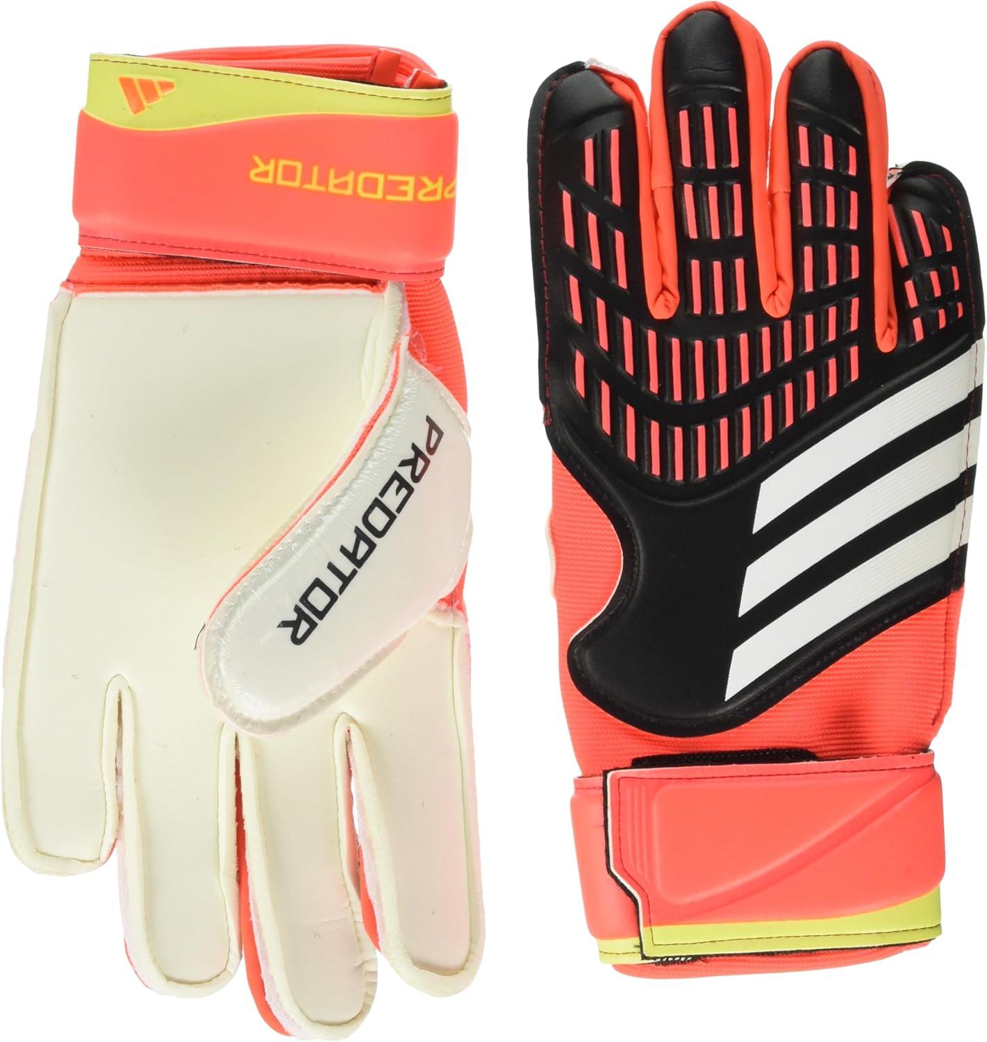 image:imageAdidas Predator Match Goalie GlovesBlackSolar RedSolar Yellow