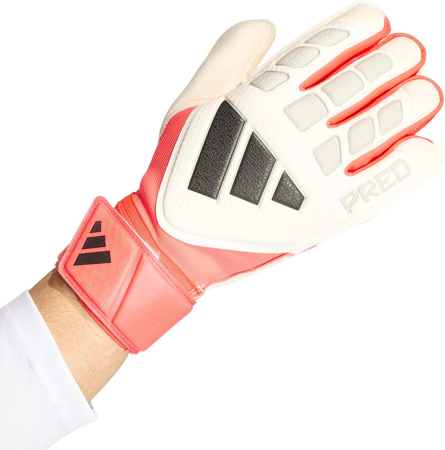 image:imageAdidas Predator Match Goalie GlovesWhiteLucid RedBlack