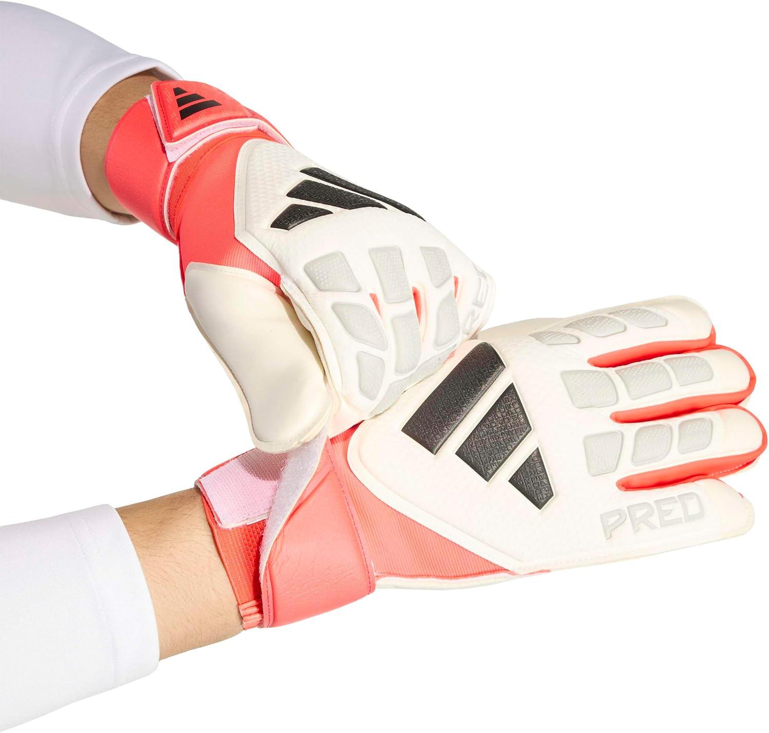 image:imageAdidas Predator Match Goalie GlovesWhiteLucid RedBlack