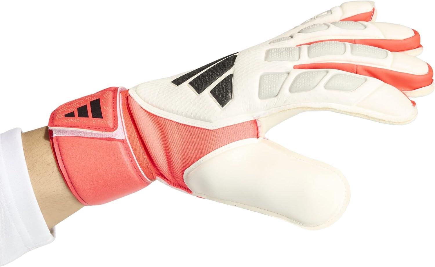 image:imageAdidas Predator Match Goalie GlovesWhiteLucid RedBlack