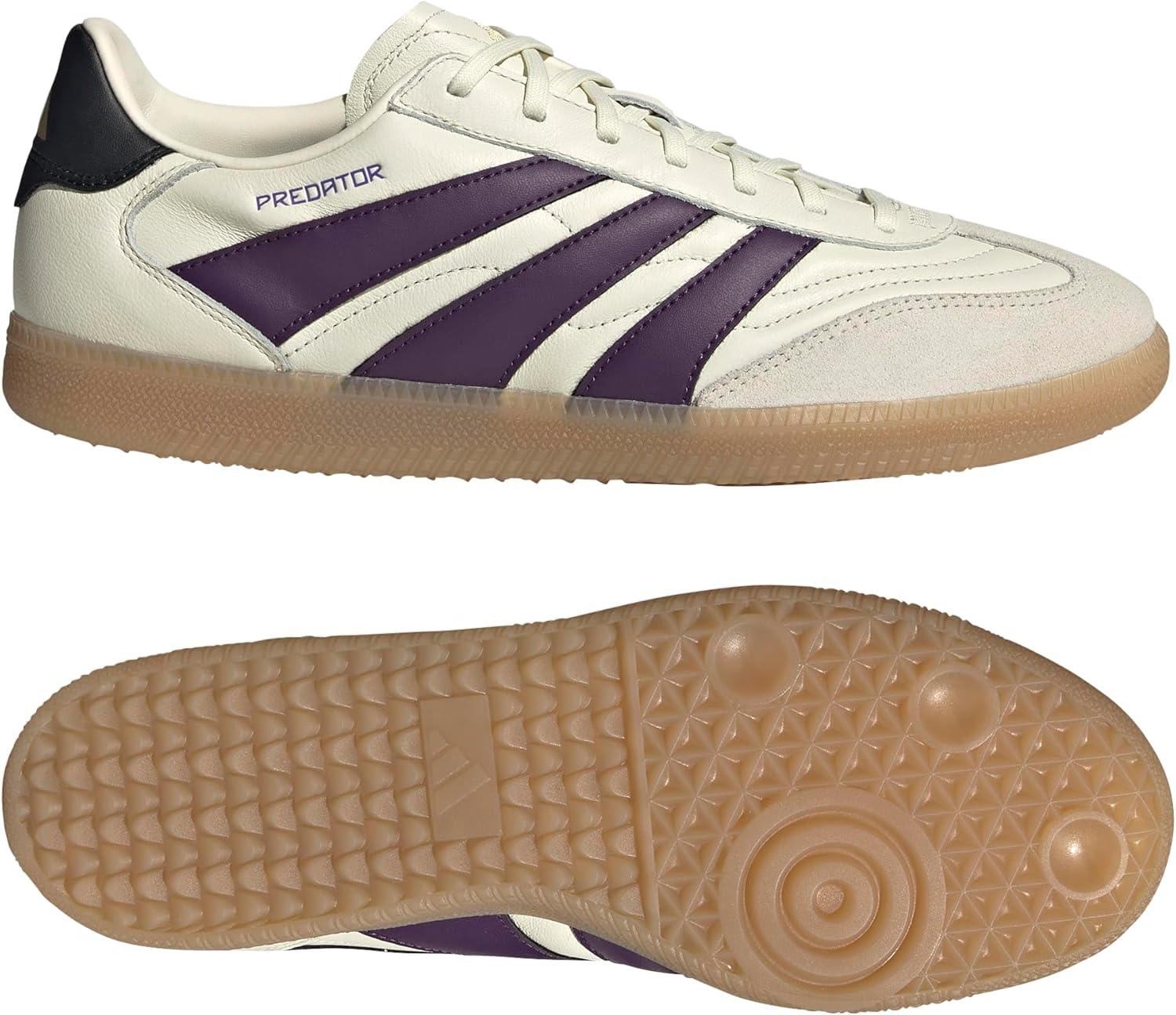 image:imageAdidas Unisex Freestyle IndoorIvoryAurora PlumGold Metallic