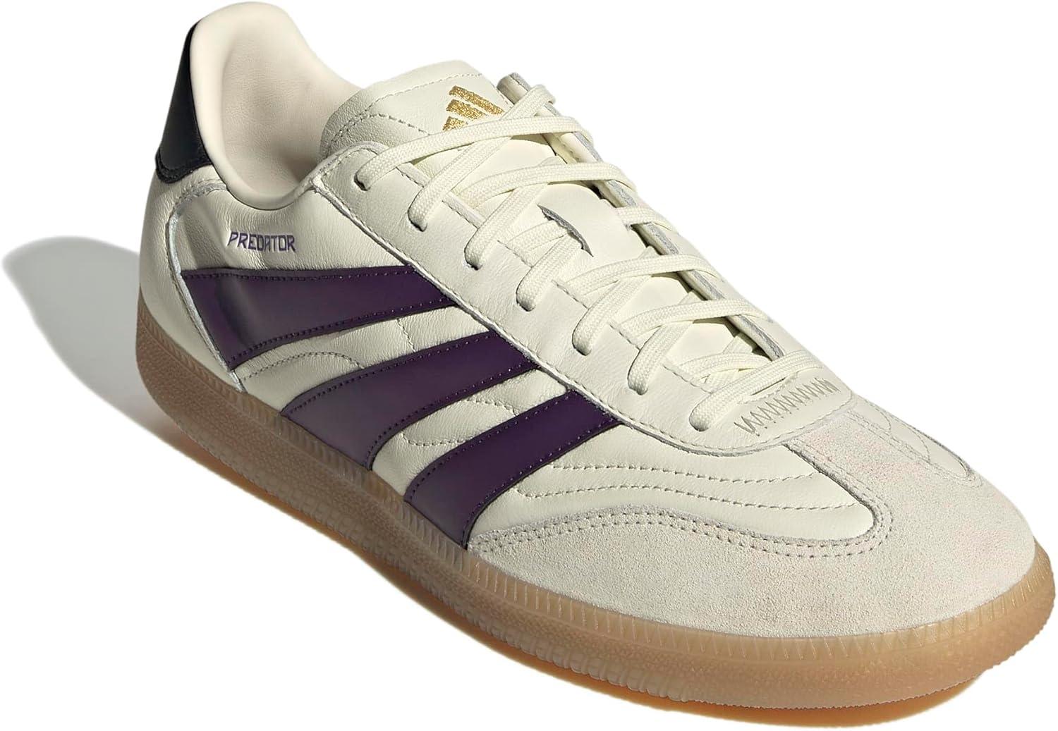 image:imageAdidas Unisex Freestyle IndoorIvoryAurora PlumGold Metallic