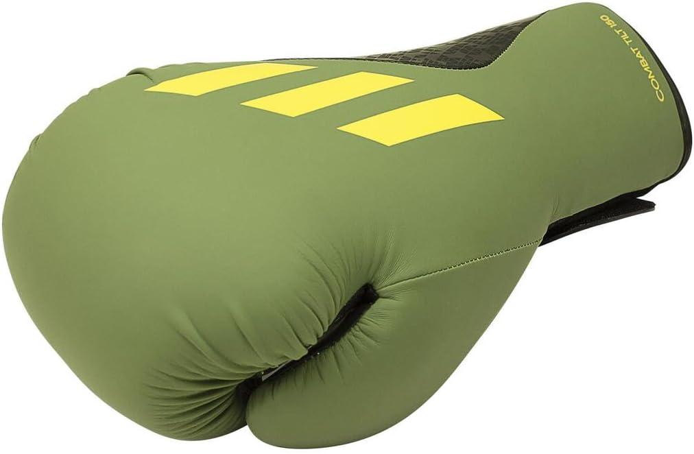 image:imageAdidas x Anderson Silva Tilt150 Boxing Gloves Premium PU Shell Enhanced Wrist Support Optimal Punch Alignment for Men Women Kids Boxing Kickboxing MMA Punching Gloves MMA GlovesOrbit GreenBlackYellowCamo