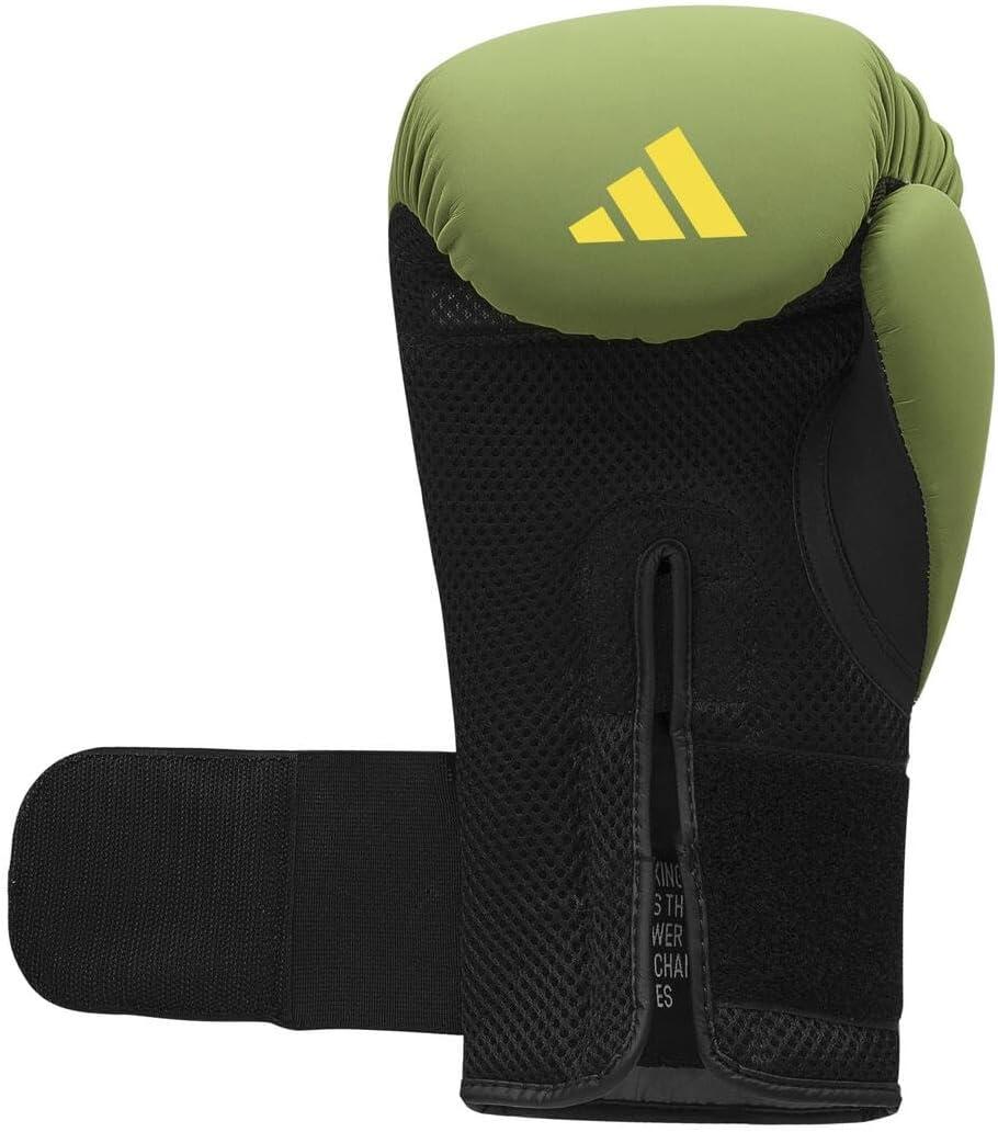 image:imageAdidas x Anderson Silva Tilt150 Boxing Gloves Premium PU Shell Enhanced Wrist Support Optimal Punch Alignment for Men Women Kids Boxing Kickboxing MMA Punching Gloves MMA GlovesOrbit GreenBlackYellowCamo