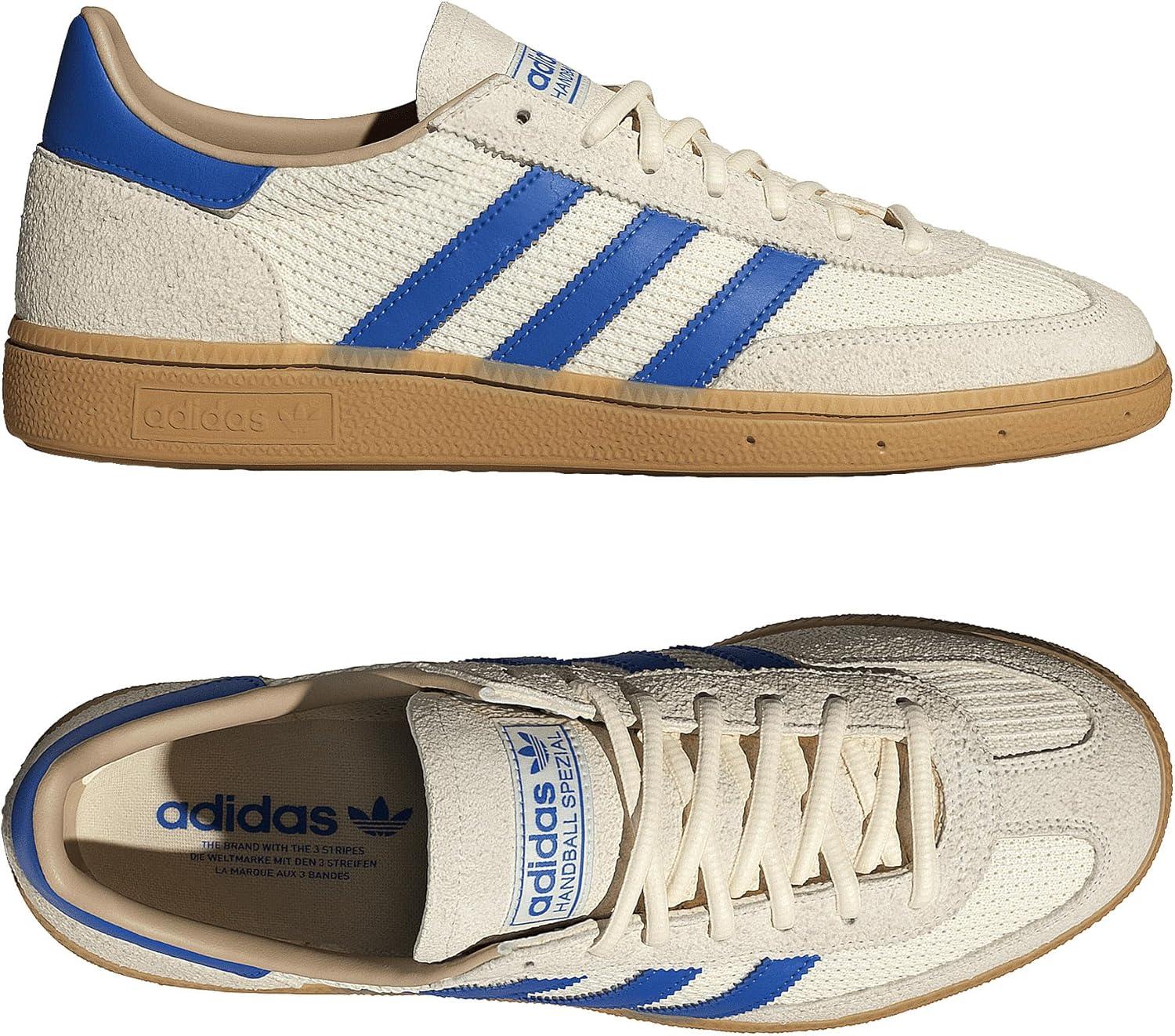 image:imageadidas Handball Spezial Mens Shoes Cream WhiteBlueWarm Sandstone Size 10