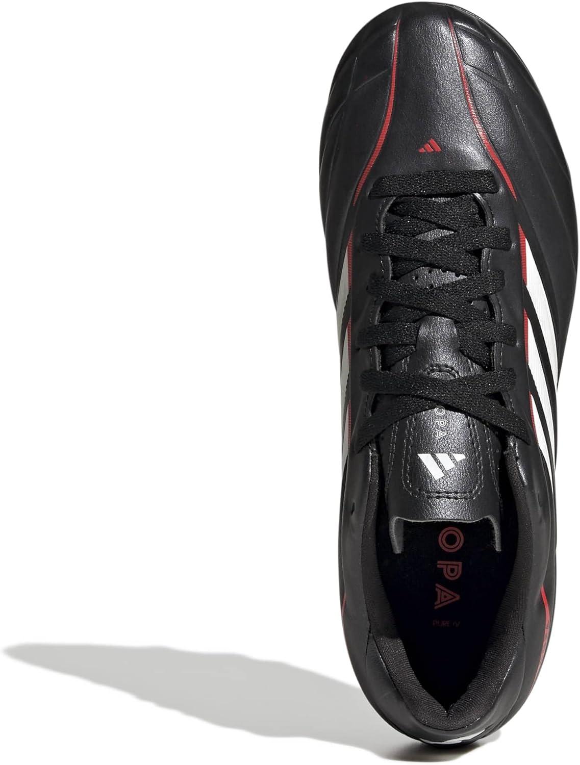 image:imageadidas Kids Copa Pure Iv Club Firm GroundMulti Ground FootbalBlackWhiteLucid Red