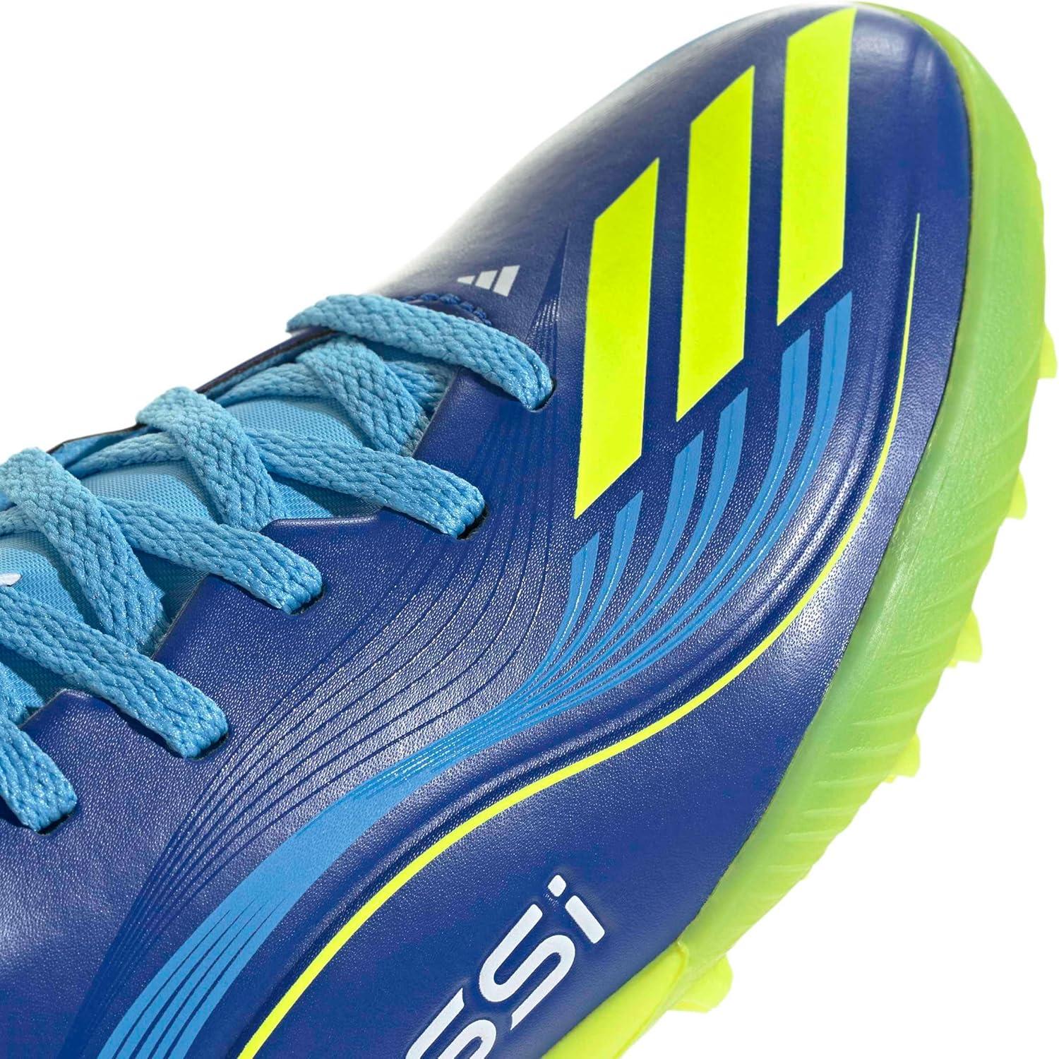 image:imageadidas Kids F50 Messi League TurfTeam Royal BlueSolar YellowSemi Blue Burst