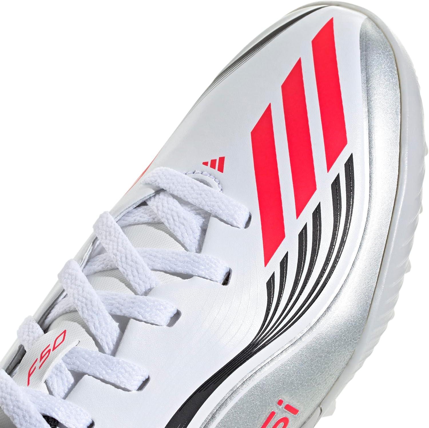 image:imageadidas Kids F50 Messi League TurfWhiteLucid RedSilver Metallic