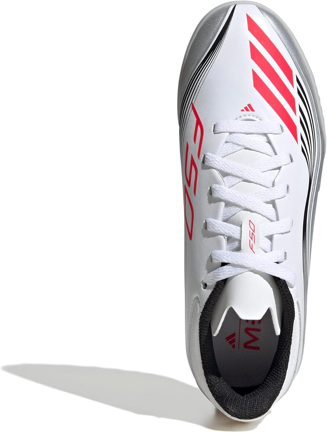 image:imageadidas Kids F50 Messi League TurfWhiteLucid RedSilver Metallic