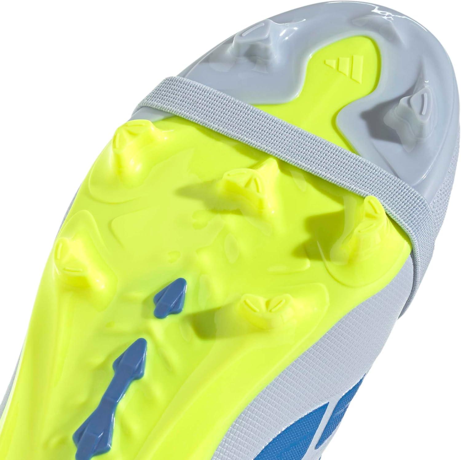 image:imageadidas Kids League Predator FoldOver Tongue Firm GroundCrystal SkyRay BlueTeam Solar Yellow