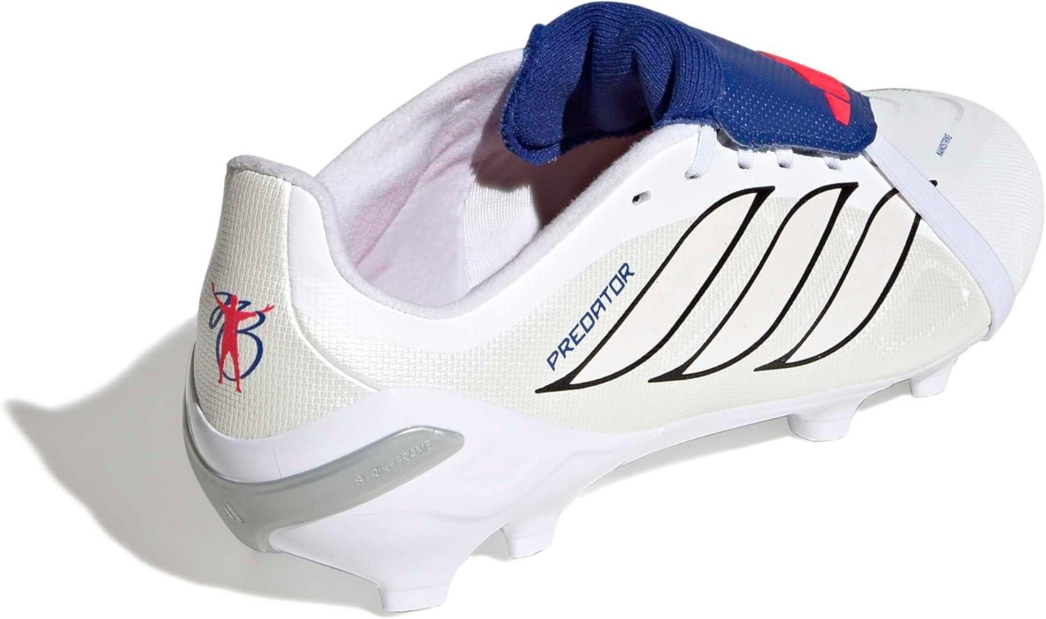 image:imageadidas Kids League Predator FoldOver Tongue Firm GroundWhiteZero MetallicTeam Royal Blue