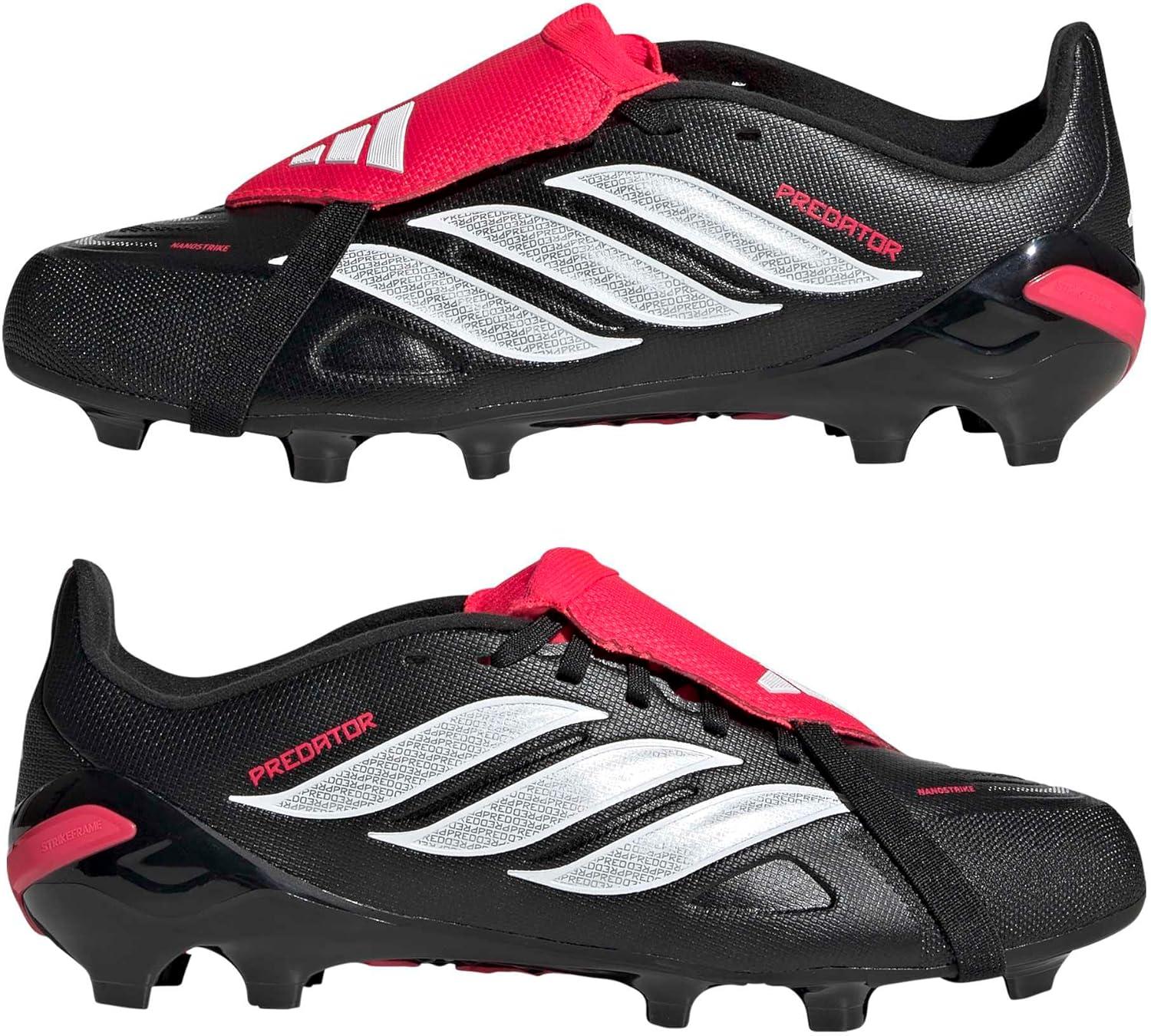 image:imageadidas League FoldOver Tongue Firm Ground FootbBlackWhiteLucid Red