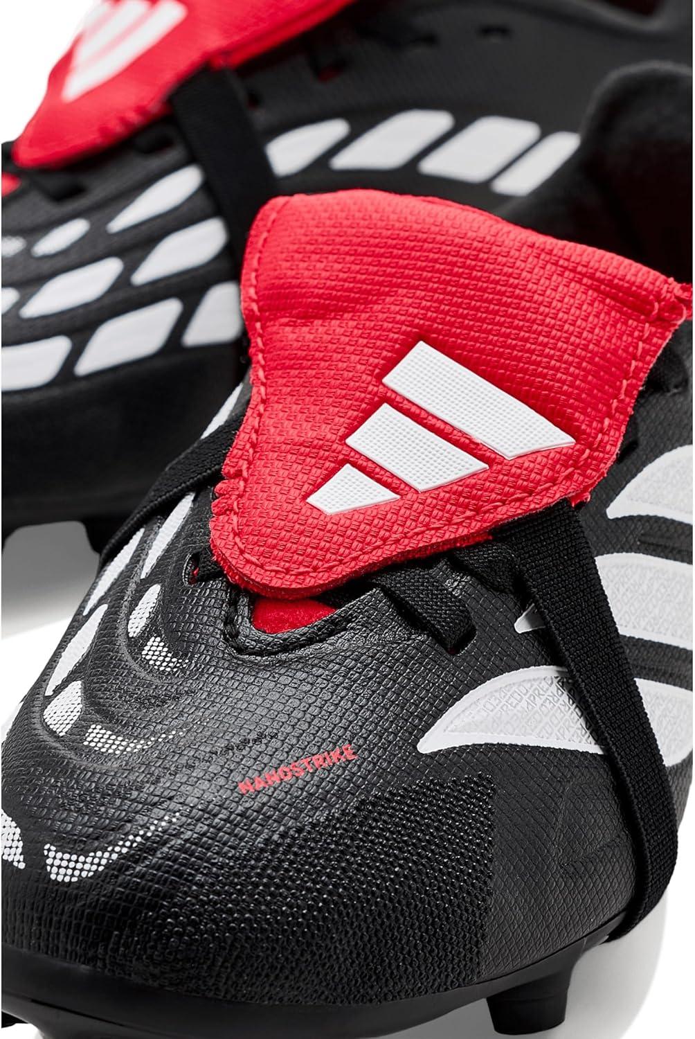 image:imageadidas League FoldOver Tongue Firm Ground FootbBlackWhiteLucid Red