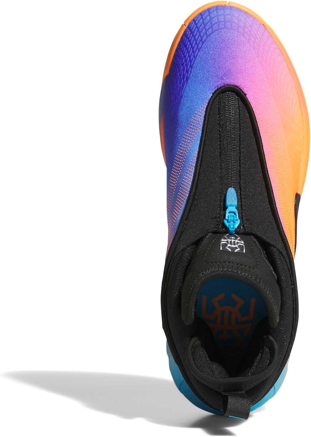 image:imageadidas Mens DON Issue 7 Basketball Sneakers Shoes Black PinkBlackLucid OrangeSilver Metallic