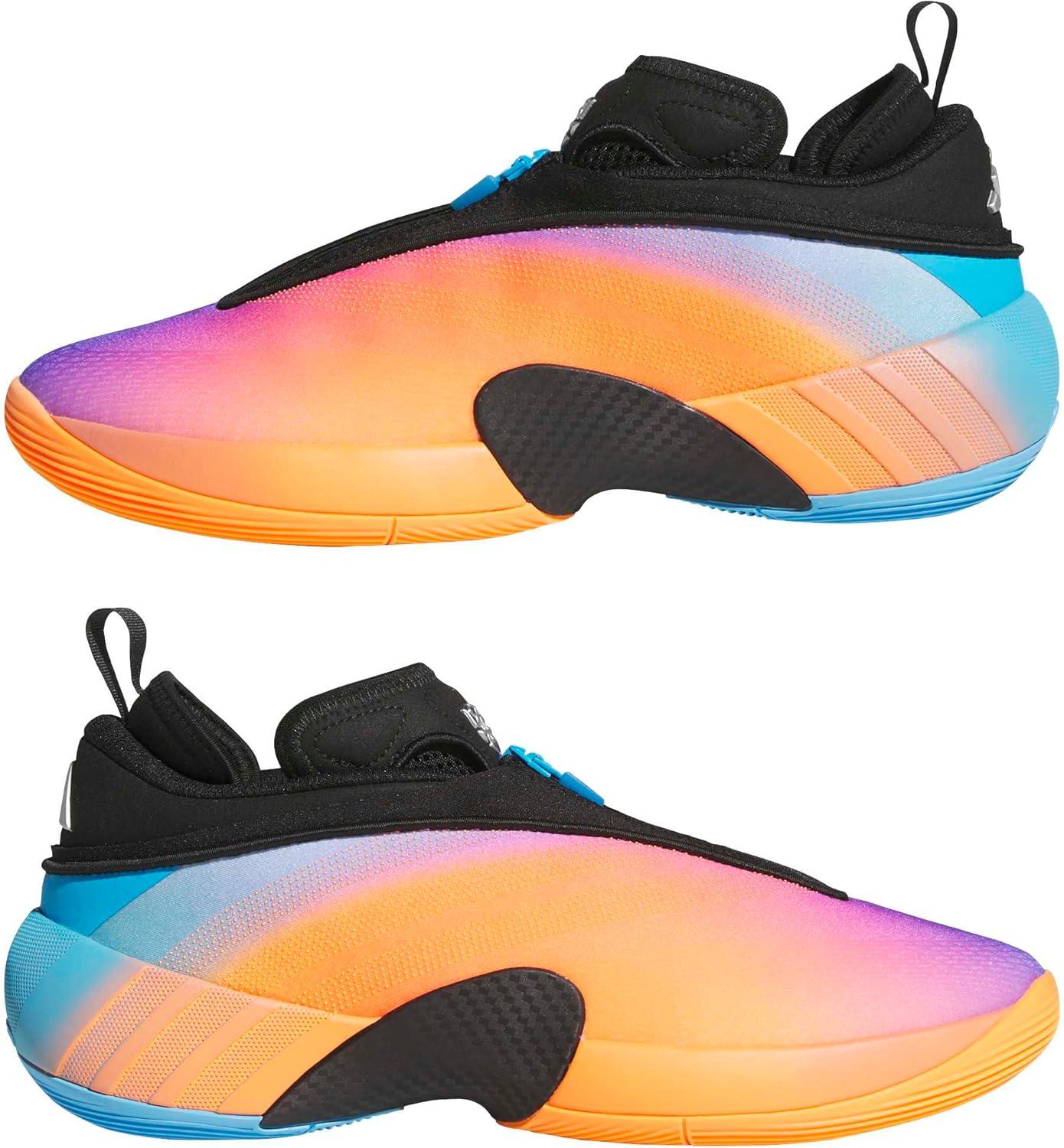 image:imageadidas Mens DON Issue 7 Basketball Sneakers Shoes Black PinkBlackLucid OrangeSilver Metallic