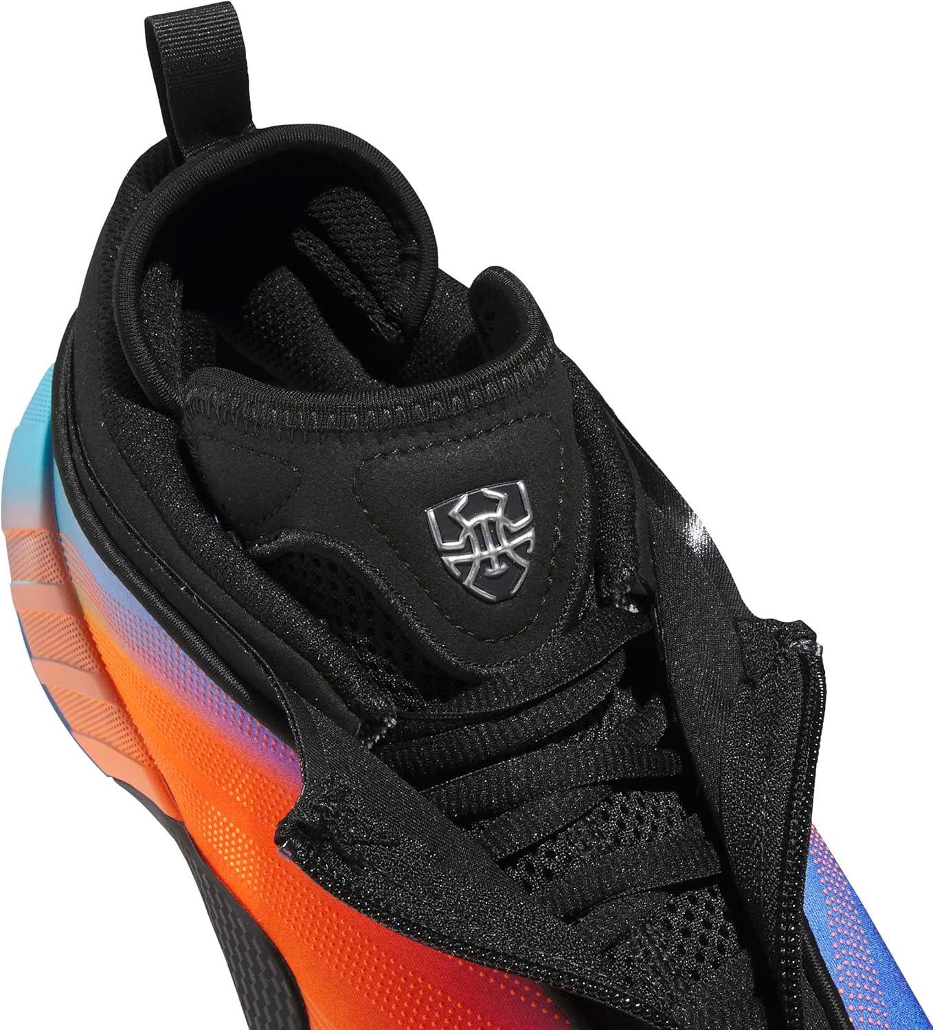 image:imageadidas Mens DON Issue 7 Basketball Sneakers Shoes Black PinkBlackLucid OrangeSilver Metallic