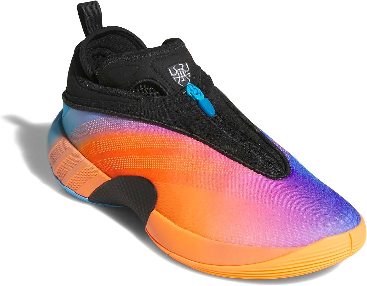 image:imageadidas Mens DON Issue 7 Basketball Sneakers Shoes Black PinkBlackLucid OrangeSilver Metallic