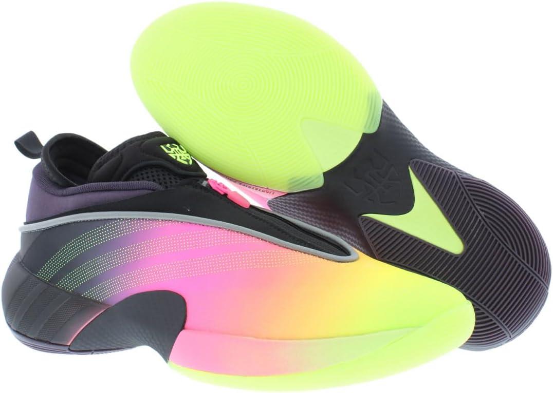 image:imageadidas Mens DON Issue 7 Basketball Sneakers Shoes Black PinkBlackPinkYellowmulticolored