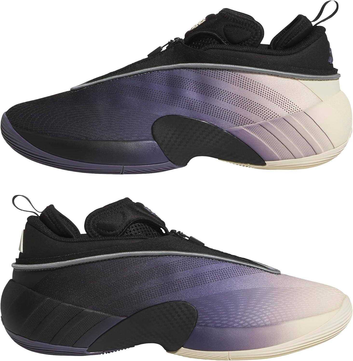 image:imageadidas Mens DON Issue 7 Basketball Sneakers Shoes Black PinkBlackPreloved VioletWarm Vanilla