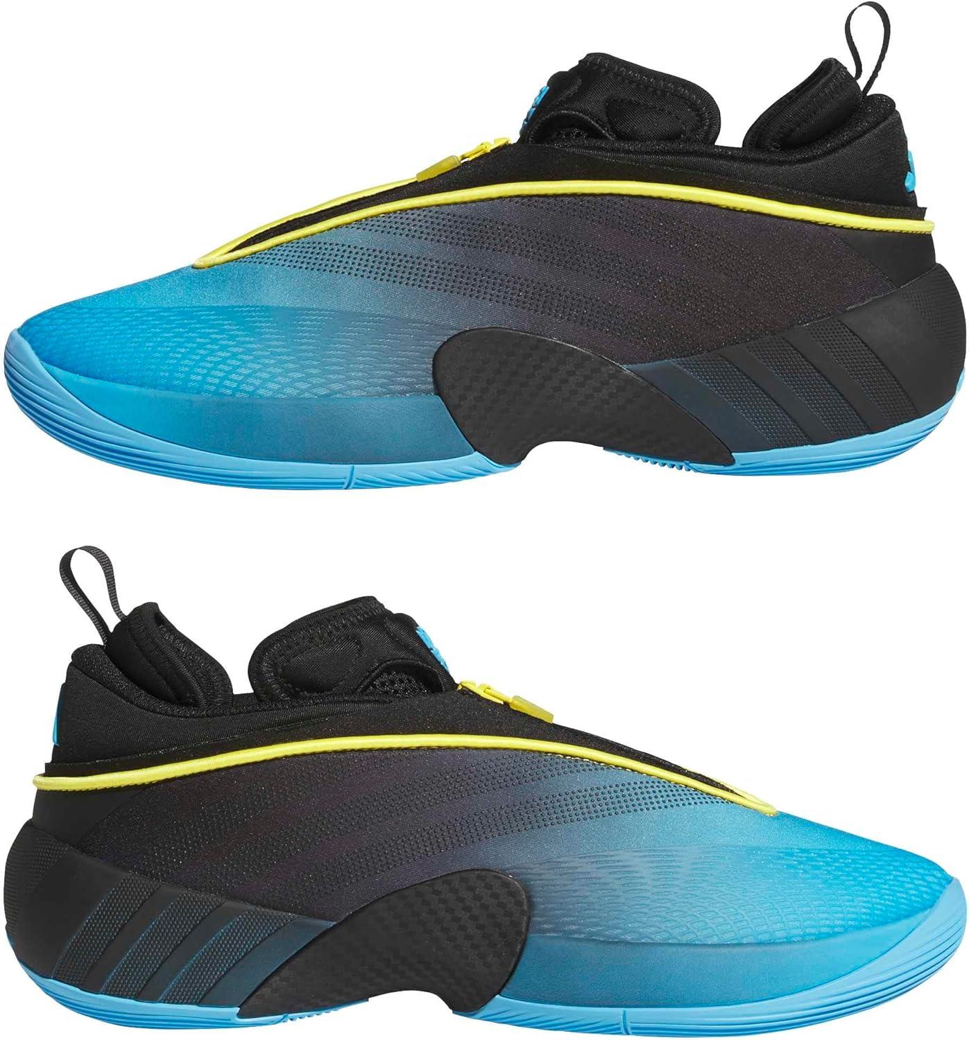 image:imageadidas Mens DON Issue 7 Basketball Sneakers Shoes Black PinkLucid AquamarineBlackYellow