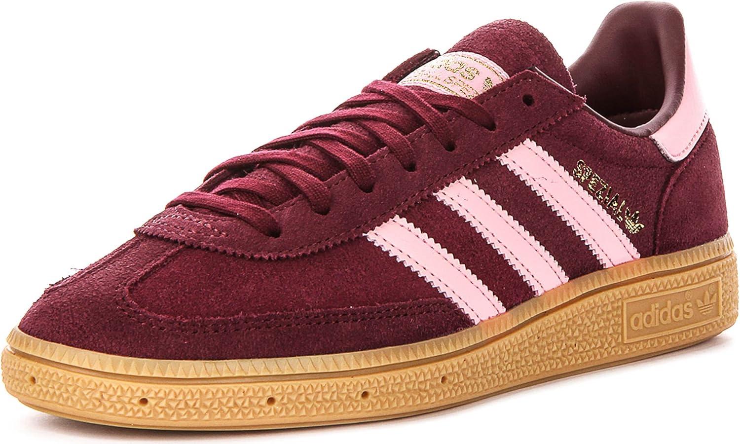 image:imageadidas Mens Handball Spzl J Undefineds 70S Design Logo Contrasts Sole TrainersMaroon