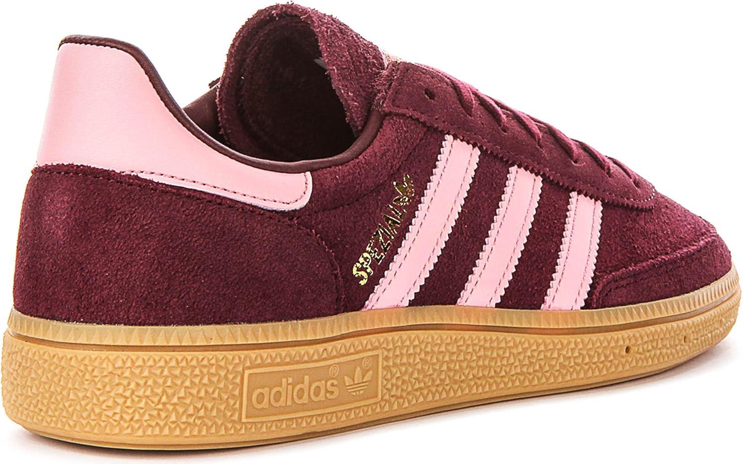 image:imageadidas Mens Handball Spzl J Undefineds 70S Design Logo Contrasts Sole TrainersMaroon