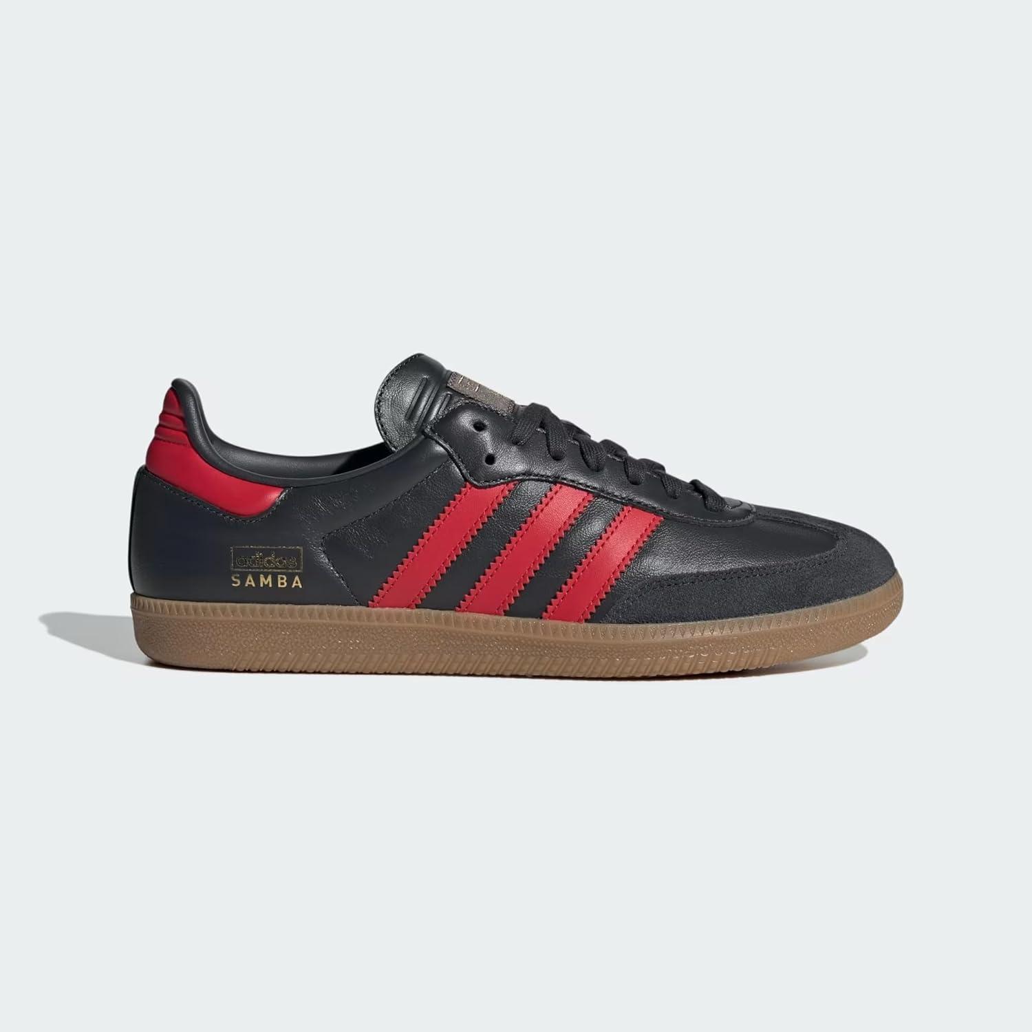 image:imageadidas Mens Samba ShoesCarbonBetter ScarletGum