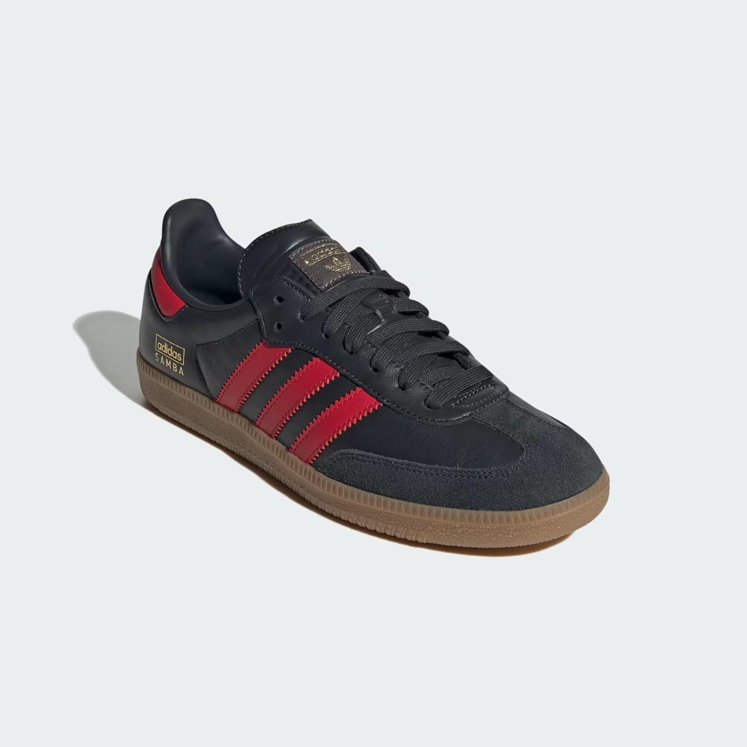 image:imageadidas Mens Samba ShoesCarbonBetter ScarletGum