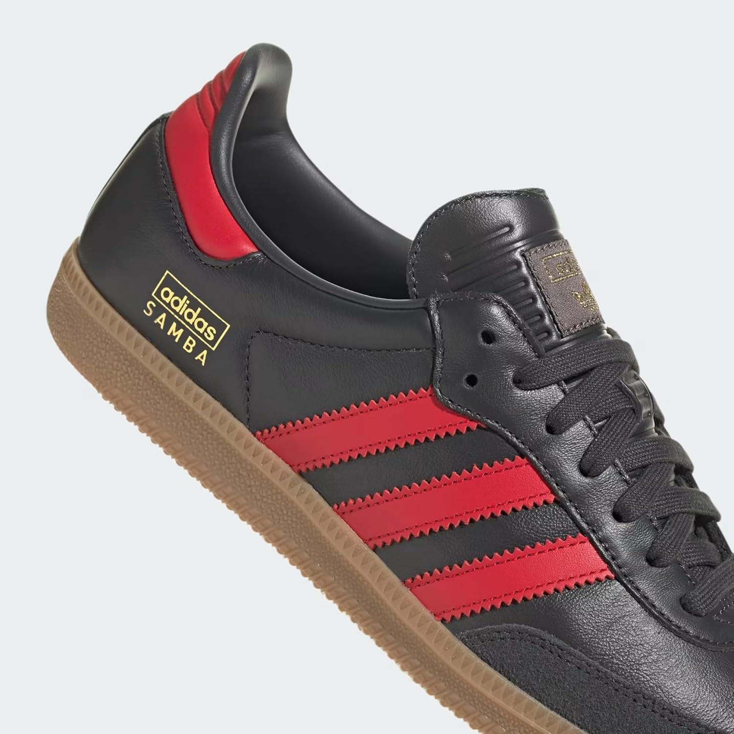 image:imageadidas Mens Samba ShoesCarbonBetter ScarletGum