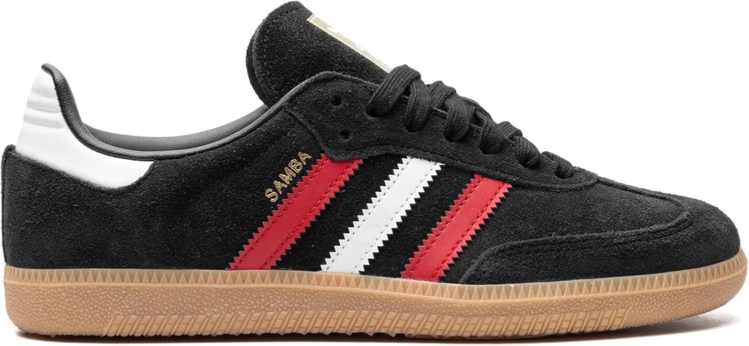 image:imageadidas Mens Samba ShoesCore BlackBetter ScarletGum