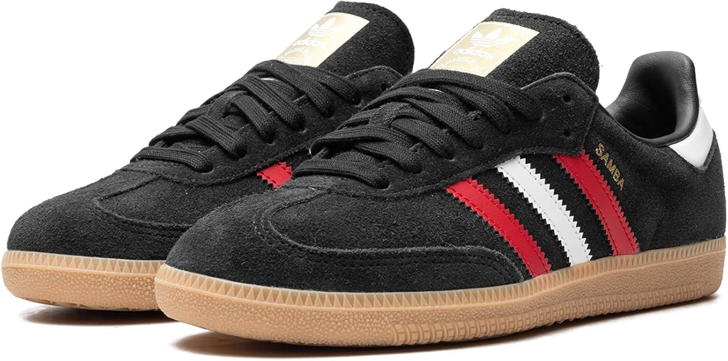 image:imageadidas Mens Samba ShoesCore BlackBetter ScarletGum
