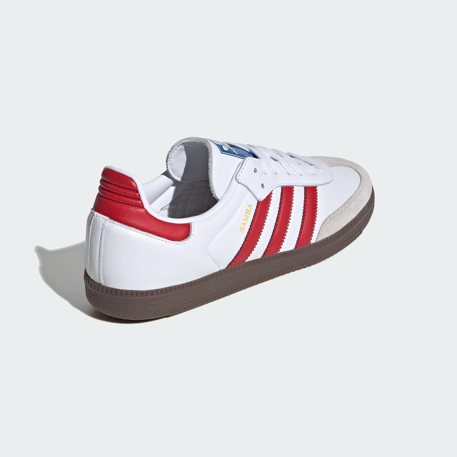 image:imageadidas Mens Samba ShoesWhite Red Grey