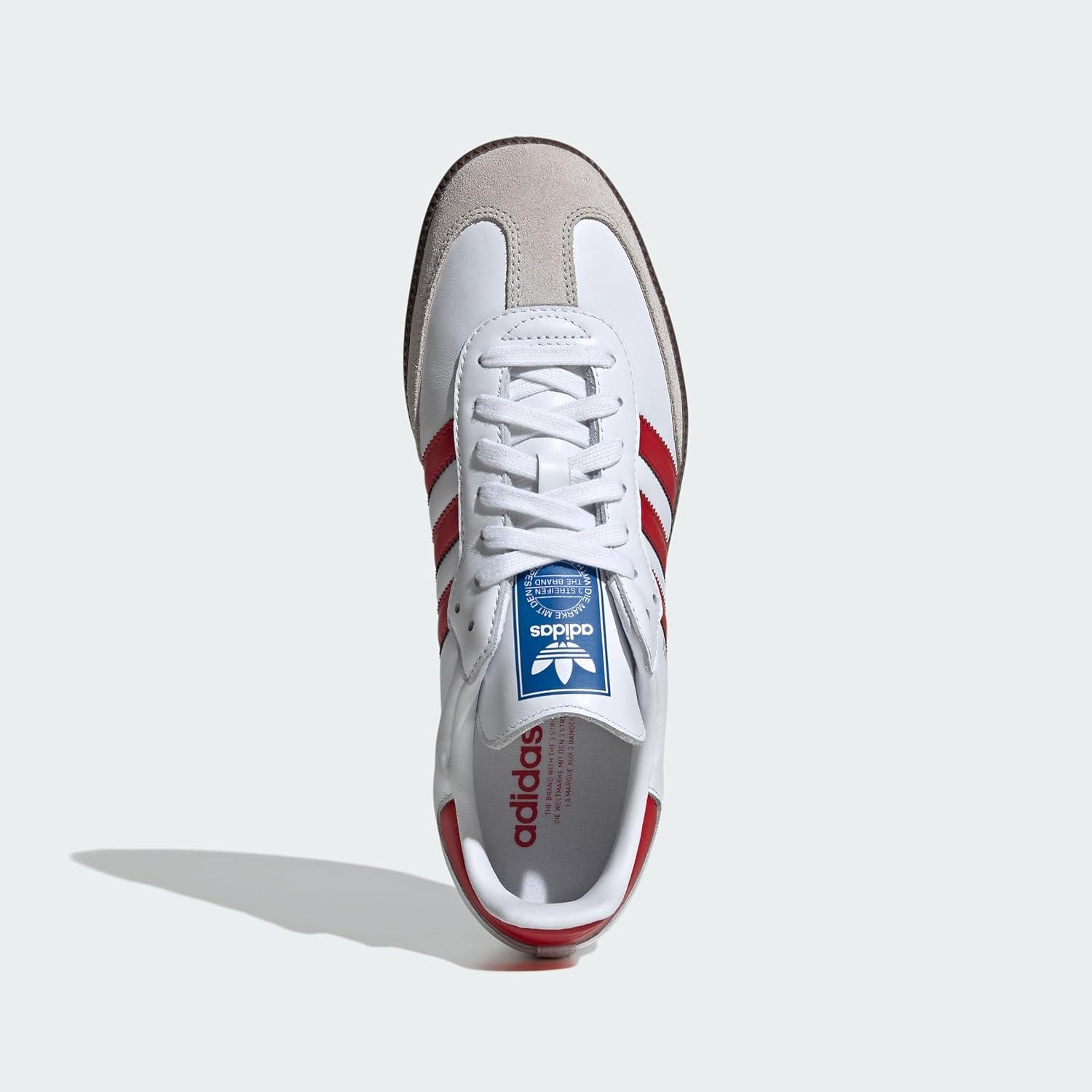 image:imageadidas Mens Samba ShoesWhite Red Grey
