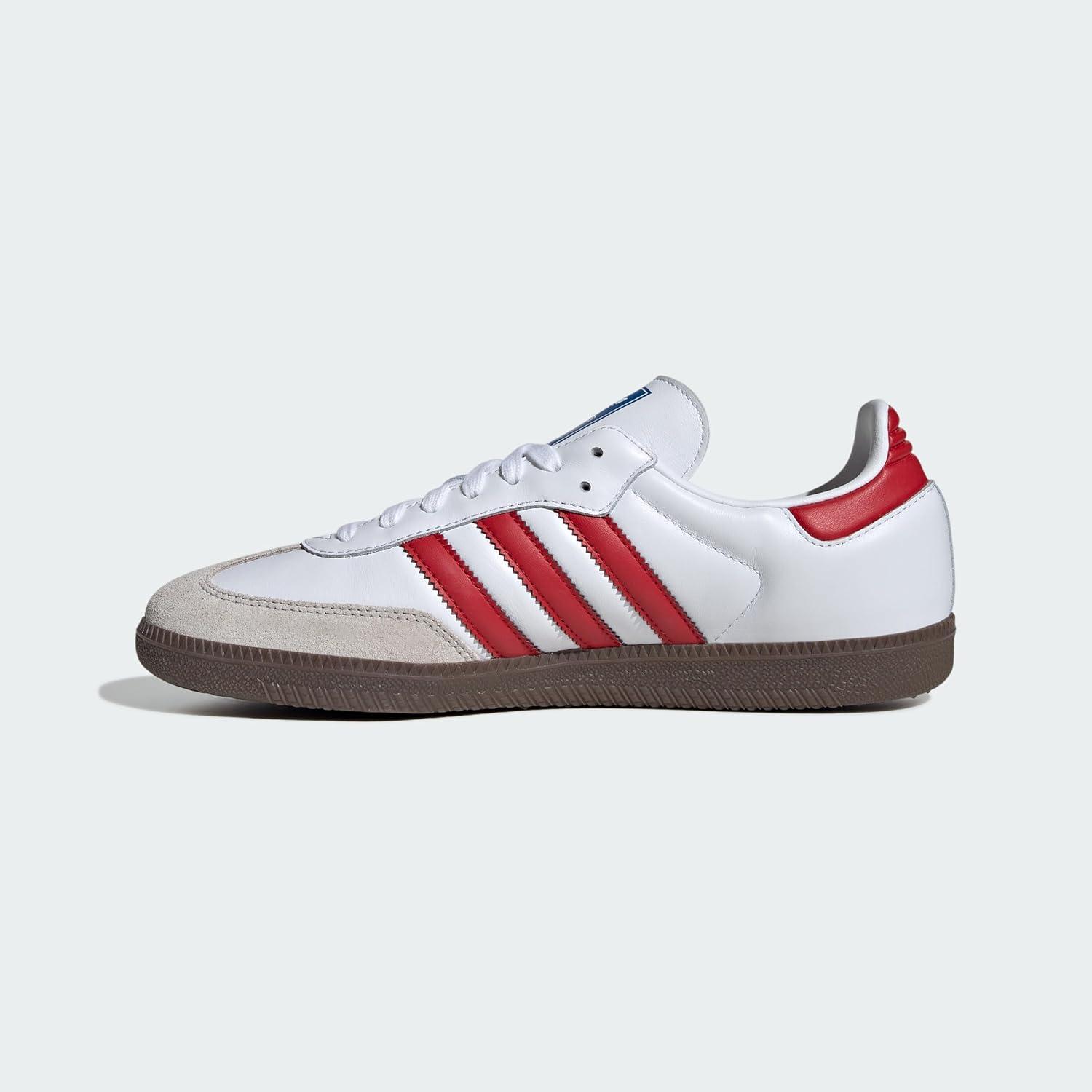 image:imageadidas Mens Samba ShoesWhite Red Grey