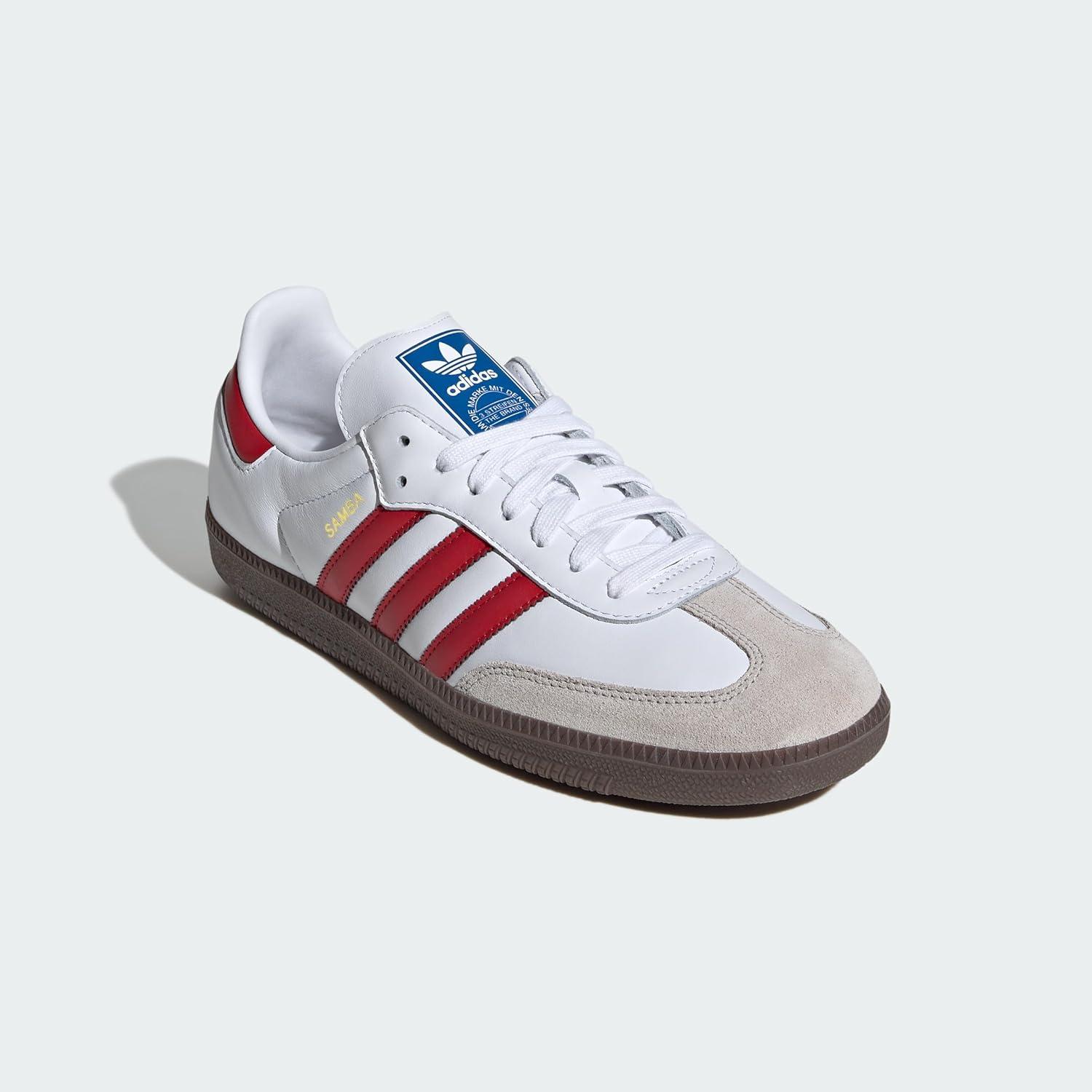 image:imageadidas Mens Samba ShoesWhite Red Grey