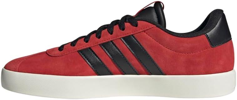 image:imageadidas Mens VL Court 30 SneakersBetter ScarletBlackOff White