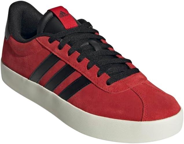 image:imageadidas Mens VL Court 30 SneakersBetter ScarletBlackOff White