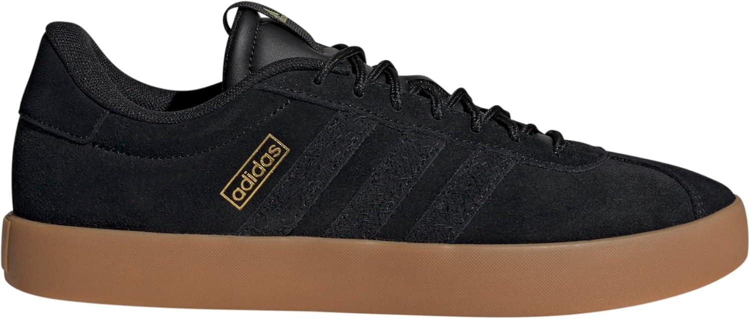 image:imageadidas Mens VL Court 30 SneakersBlackGold MetallicGum