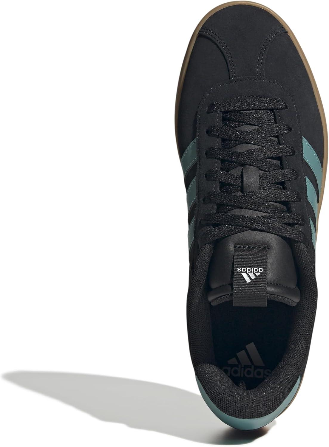 image:imageadidas Mens VL Court 30 SneakersBlackPowder TealSilver Metallic