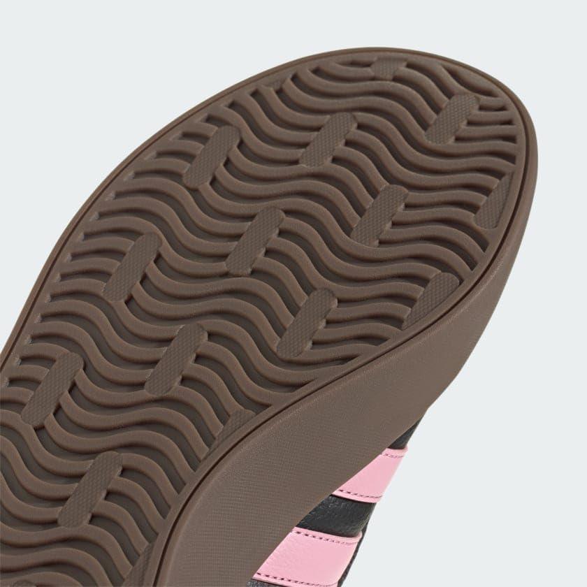 image:imageadidas Mens VL Court 30 SneakersBlackTrue PinkGold Metallic