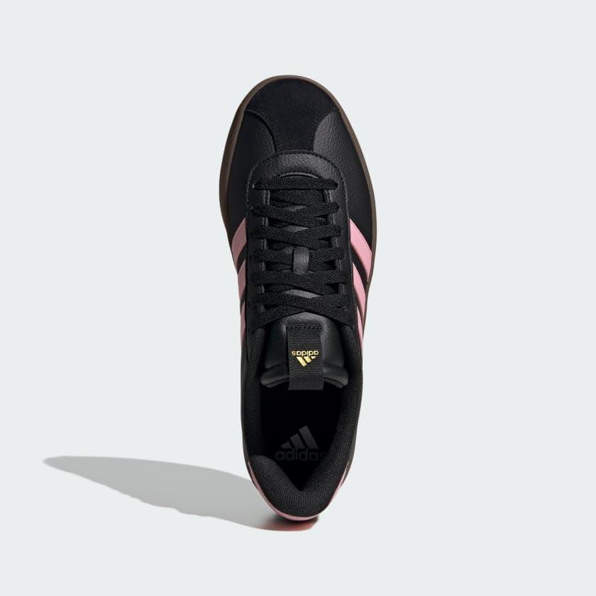 image:imageadidas Mens VL Court 30 SneakersBlackTrue PinkGold Metallic