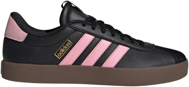 image:imageadidas Mens VL Court 30 SneakersBlackTrue PinkGold Metallic
