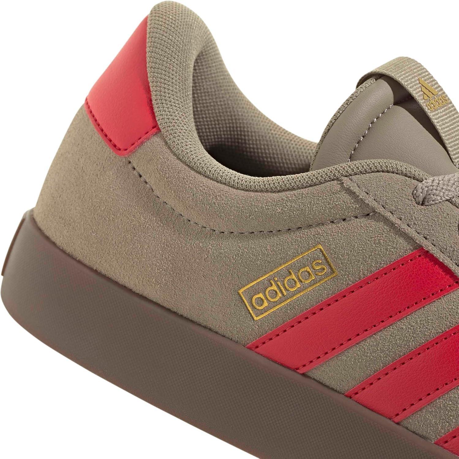 image:imageadidas Mens VL Court 30 SneakersBlanch CargoPure RubyGold Metallic